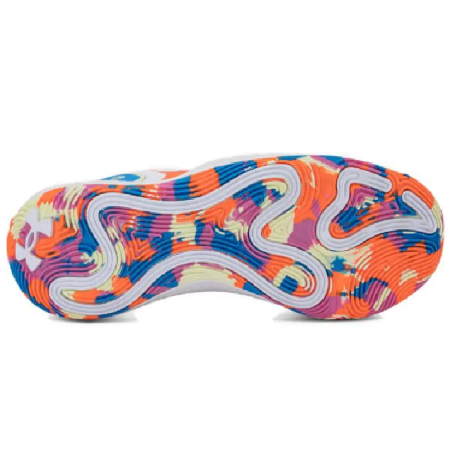 Giày Under Armour Spawn 5 LE 'White Citrus Blast' 3026758-100 - Ảnh 4