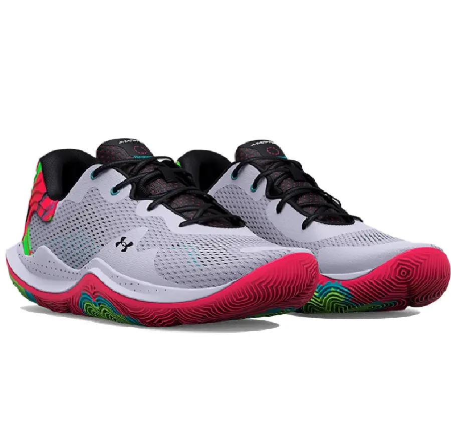 Alternative view of Giày Under Armour Spawn 4 'Grey' 3025345-103