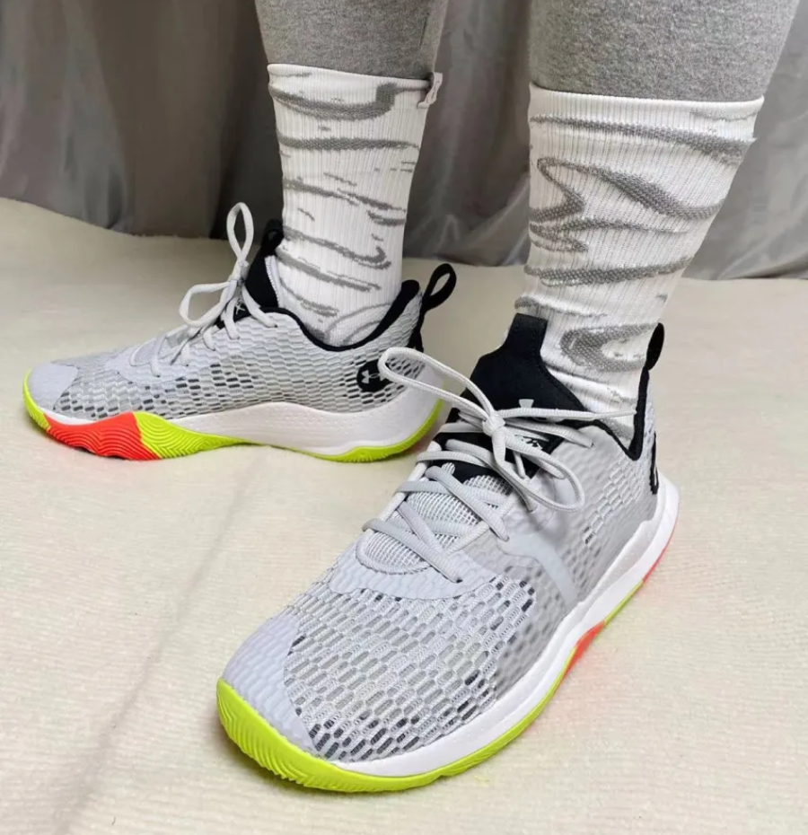 Giày Under Armour Spawn 3 'Halo Grey Multi' 3023738-101 - Ảnh 5