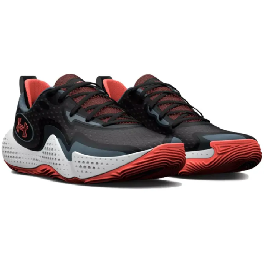 Giày Under Armour Spawn 5 'Black Red' 3026285-001 - Ảnh 3