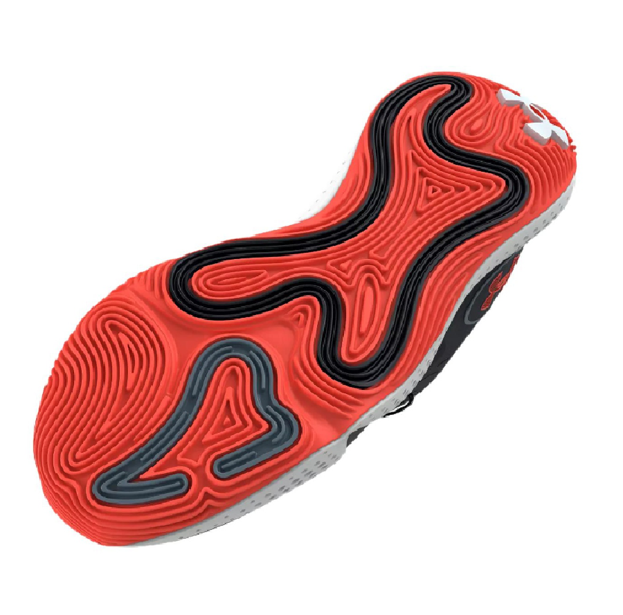 Giày Under Armour Spawn 5 'Black Red' 3026285-001 - Ảnh 4