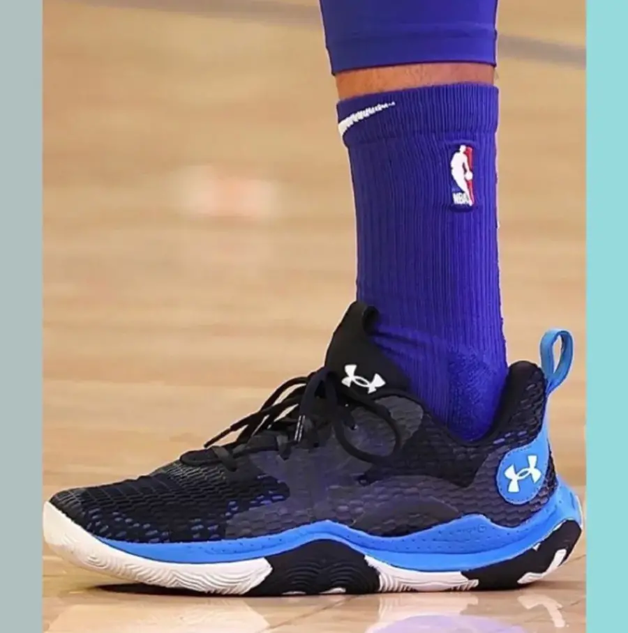 Giày Under Armour Spawn 3 'Black Blue Circuit' 3023738-003 - Ảnh 5