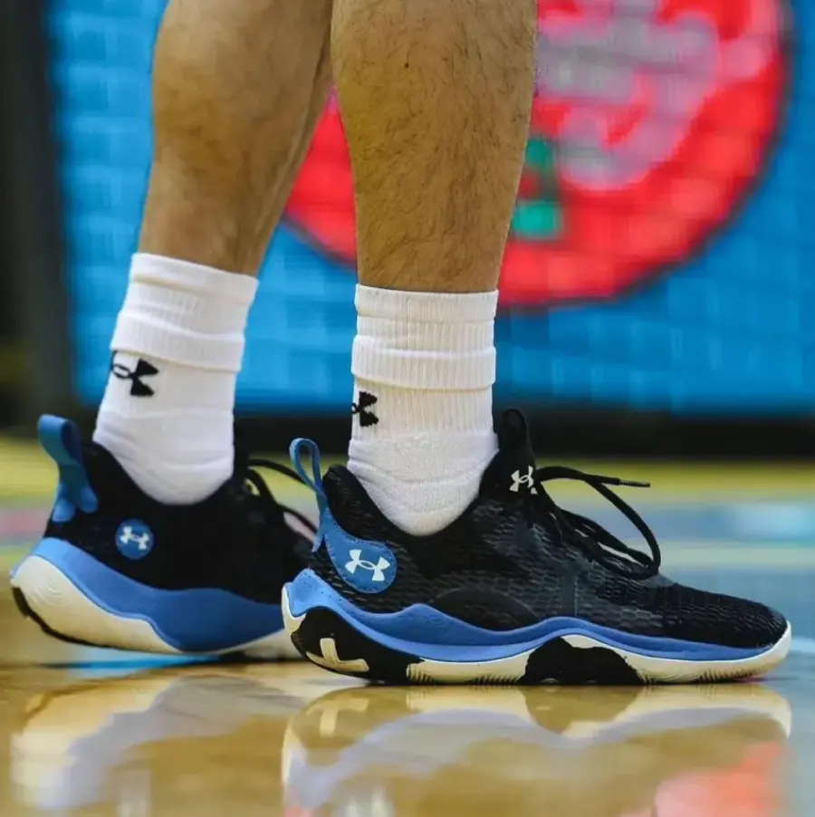 Giày Under Armour Spawn 3 'Black Blue Circuit' 3023738-003 - Ảnh 4