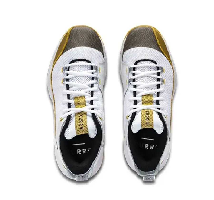 Alternative view of Giày Under Armour 'White Metallic Gold' 3024764-106