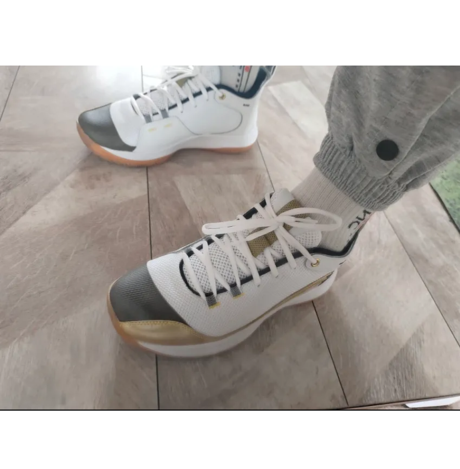 Giày Under Armour 'White Metallic Gold' 3024764-106 - Ảnh 3