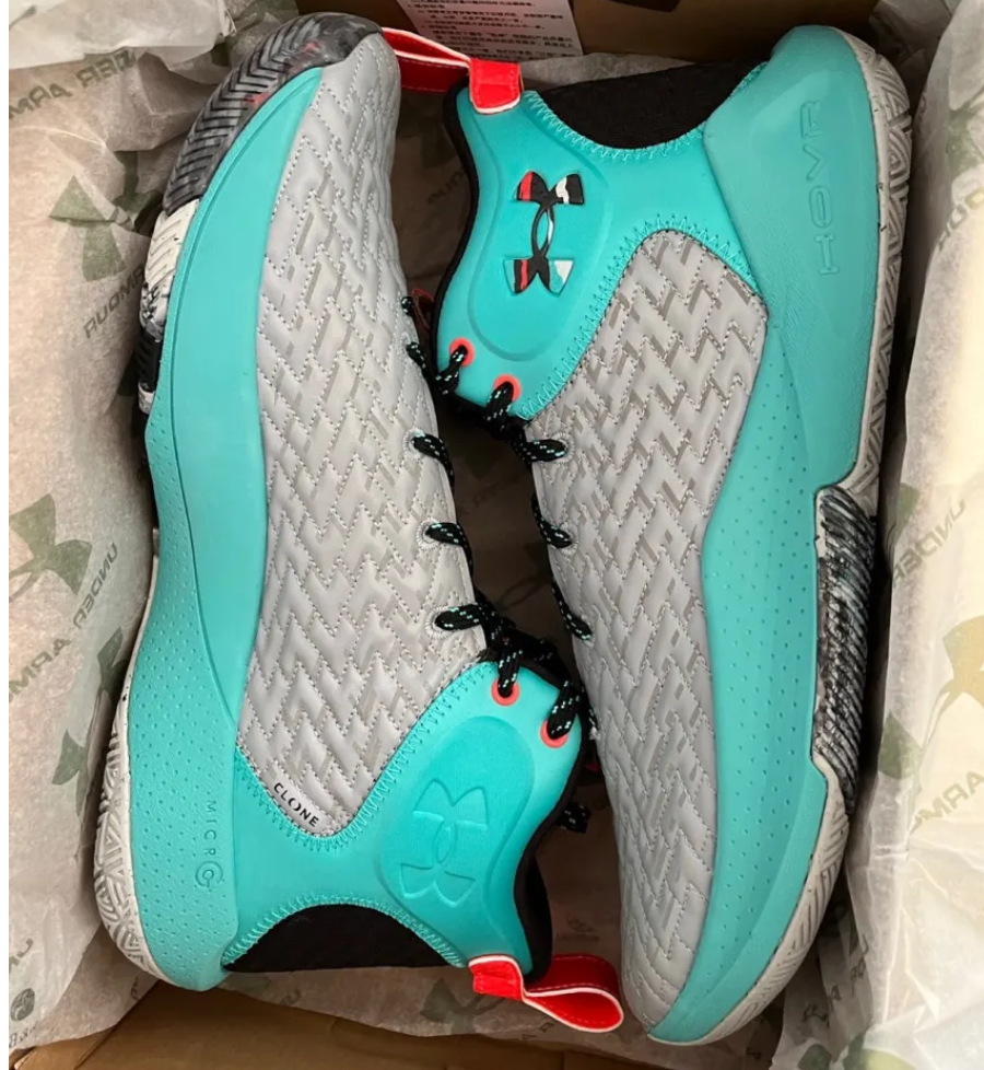 Giày Under Armour Havoc 4 'Blue Grey' 3025998-104 - Ảnh 3