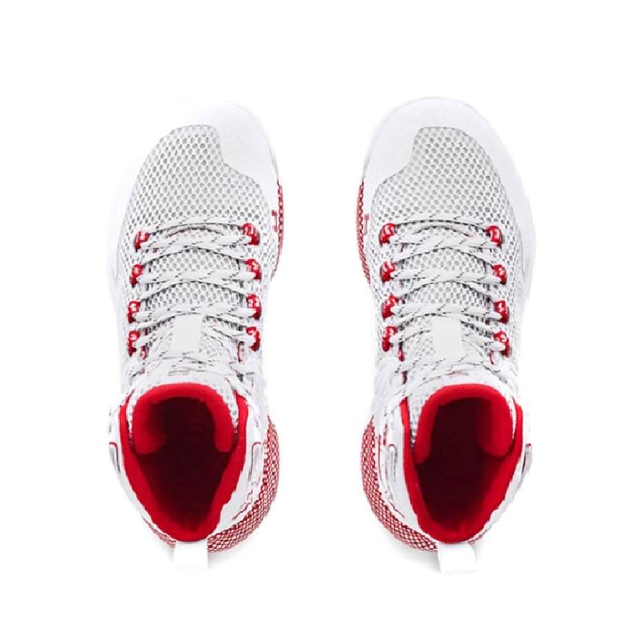 Giày Under Armour HOVR 'White Red' 3023708-103 - Ảnh 3