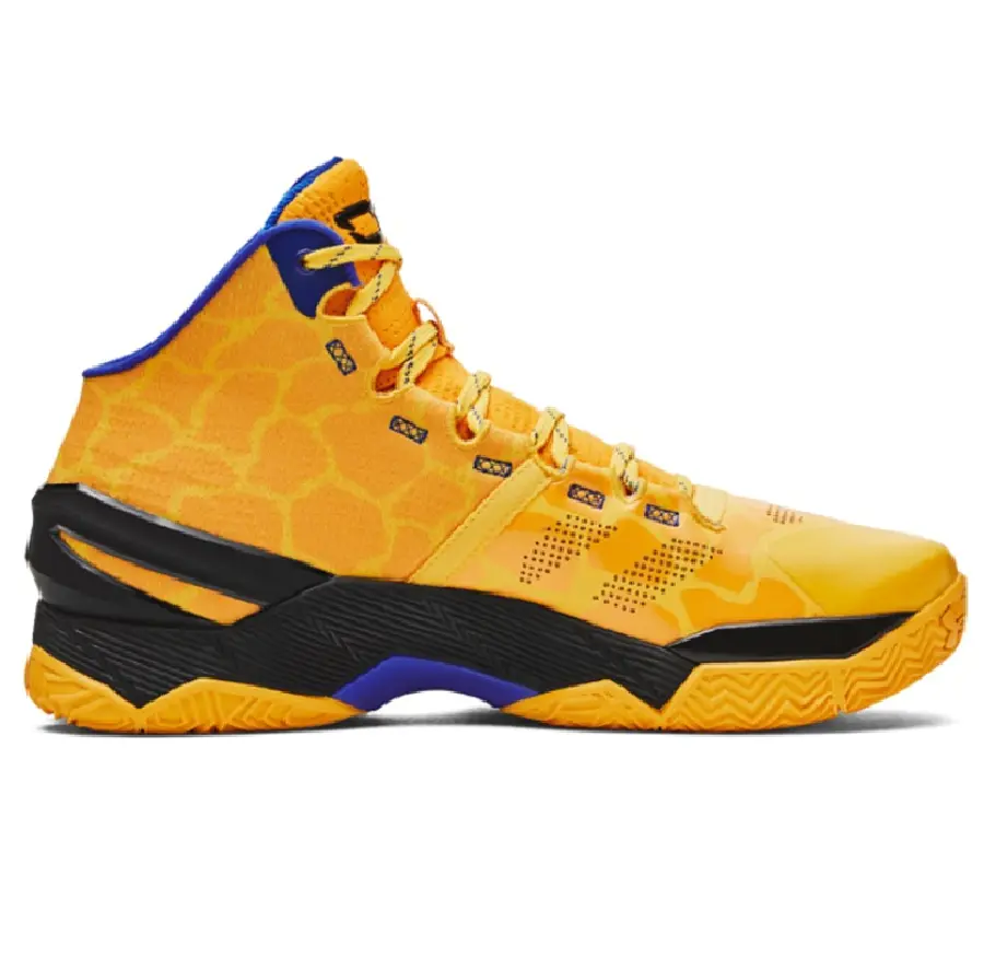 Alternative view of Giày Under Armour Curry2 'Gold Taxi' 3026281-700