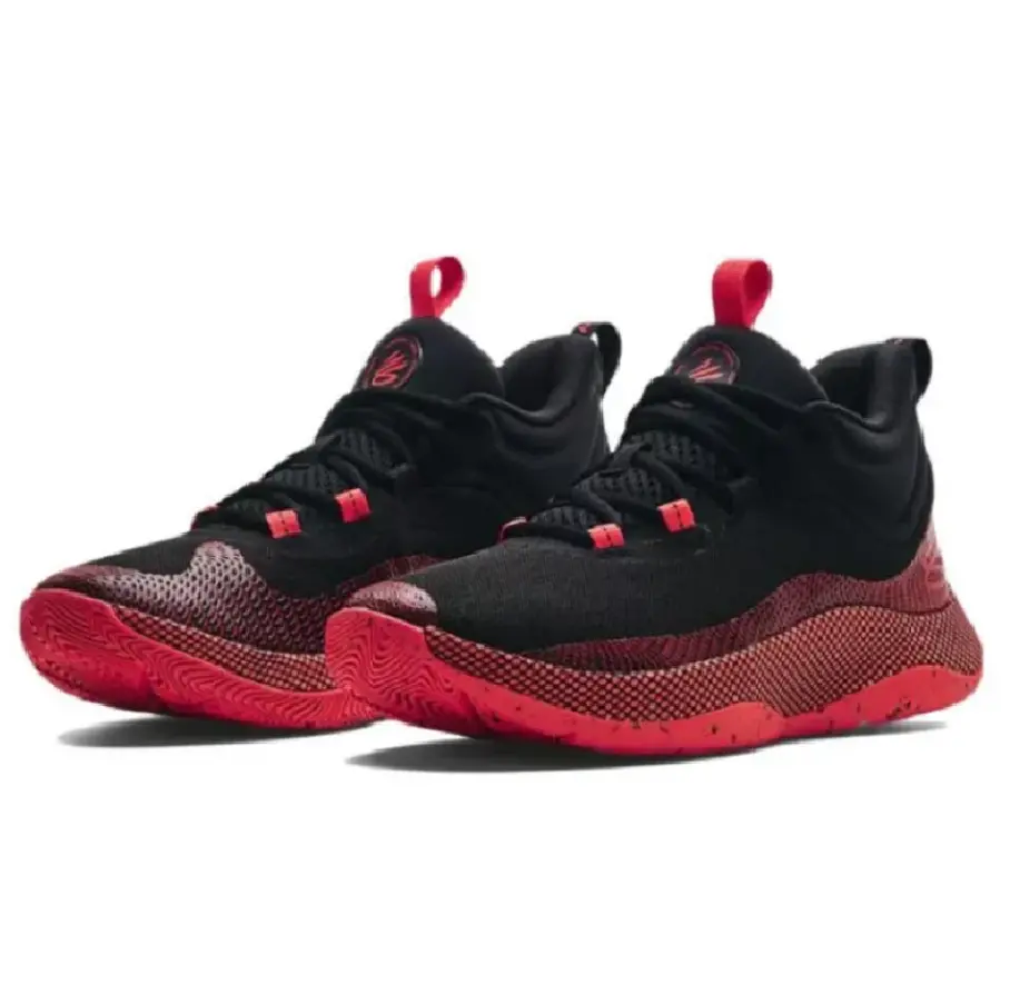 Giày Under Armour Curry Splash 'Black Red' 3024719-004 - Ảnh 4