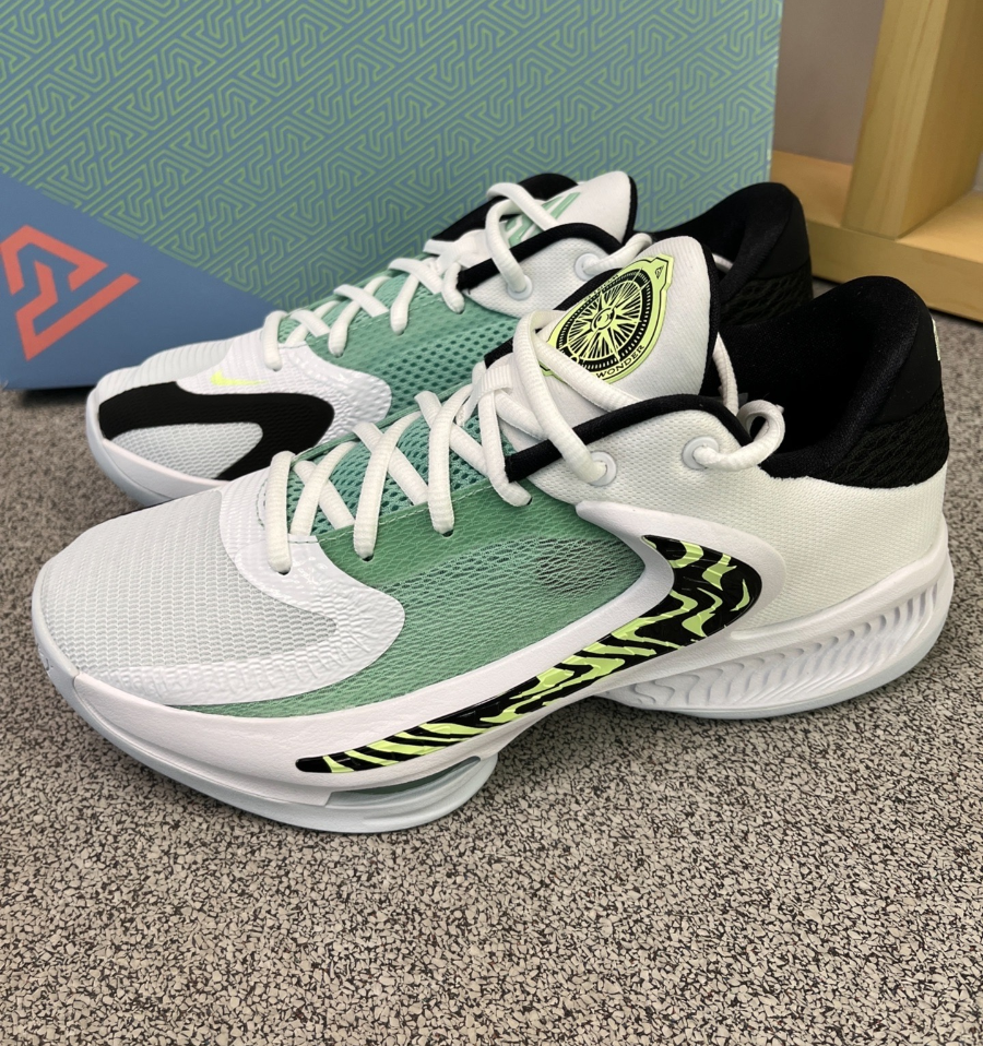 Giày Nike Zoom Freak 4 GS 'Greek Coastline' DQ0553-100 - Ảnh 2