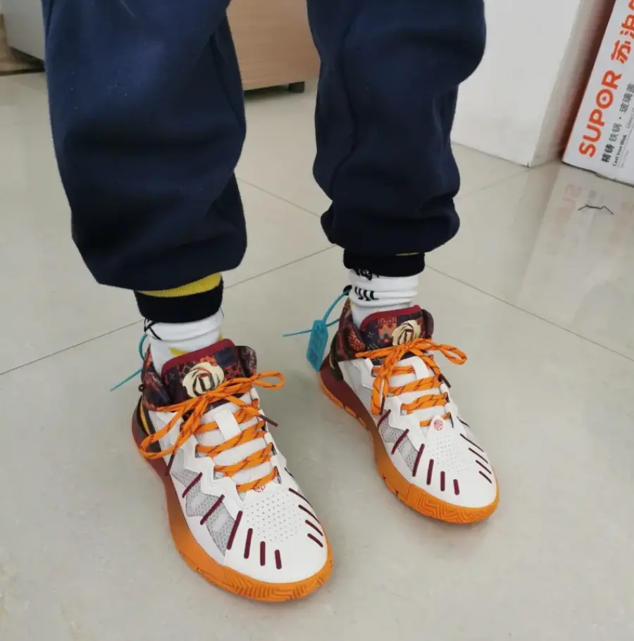 Giày Adidas D Rose Son of Chi 'White Bold Orange' GV8717 - Ảnh 5
