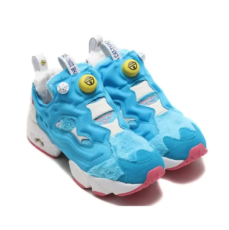 Giày Reebok x Doraemon Instapump Fury 'Furry Blue' GV7288 - Ảnh 8