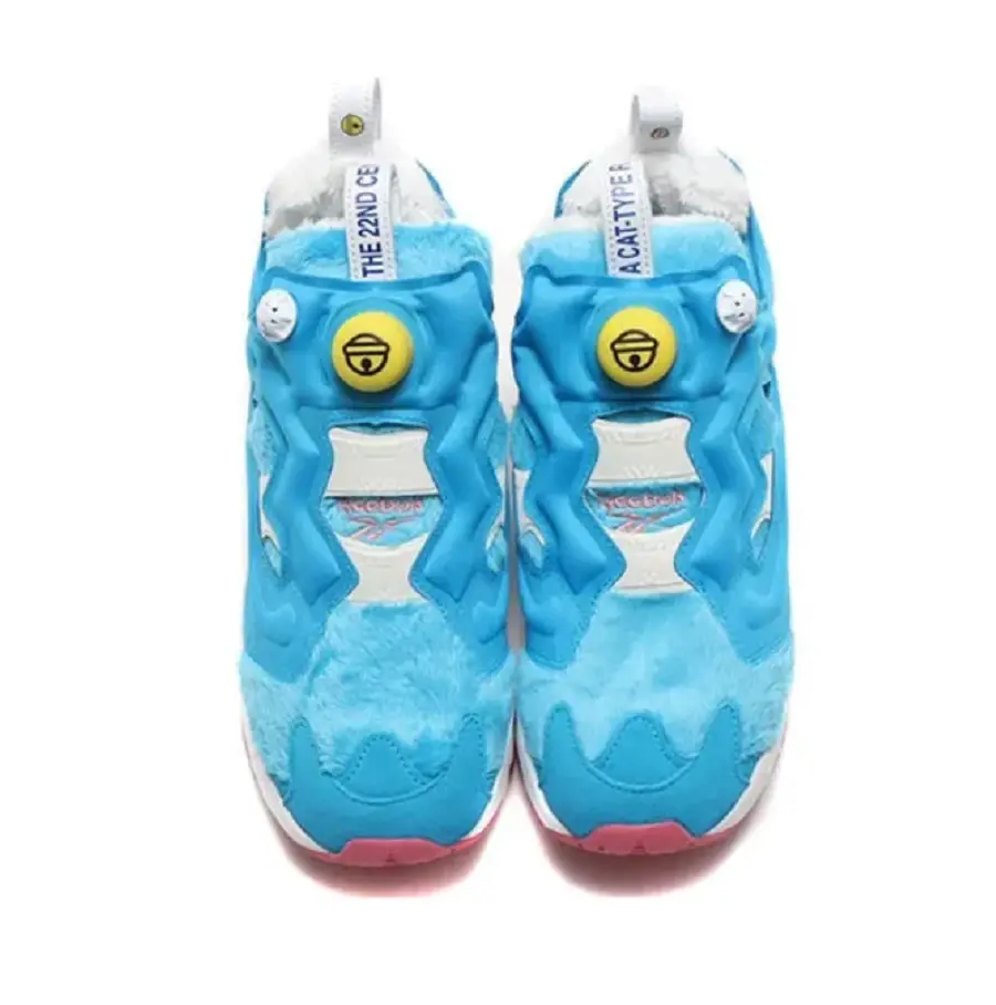 Giày Reebok x Doraemon Instapump Fury 'Furry Blue' GV7288 - Ảnh 5