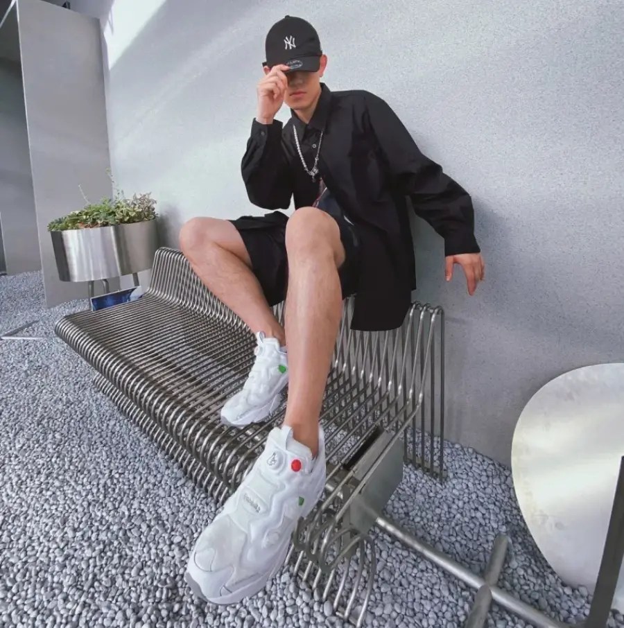 Giày Reebok atmos x #FR2 x InstaPump Fury ‘Pure Grey White’ GZ3228 - Ảnh 4