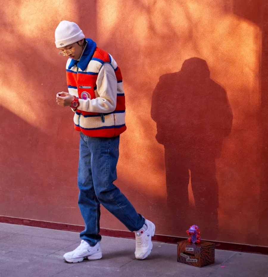 Giày Reebok atmos x #FR2 x InstaPump Fury ‘Pure Grey White’ GZ3228 - Ảnh 5