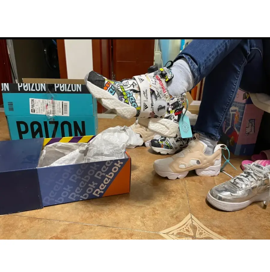 Giày Reebok InstaPump Fury Boost ‘Sticker City’ G57659 - Ảnh 5