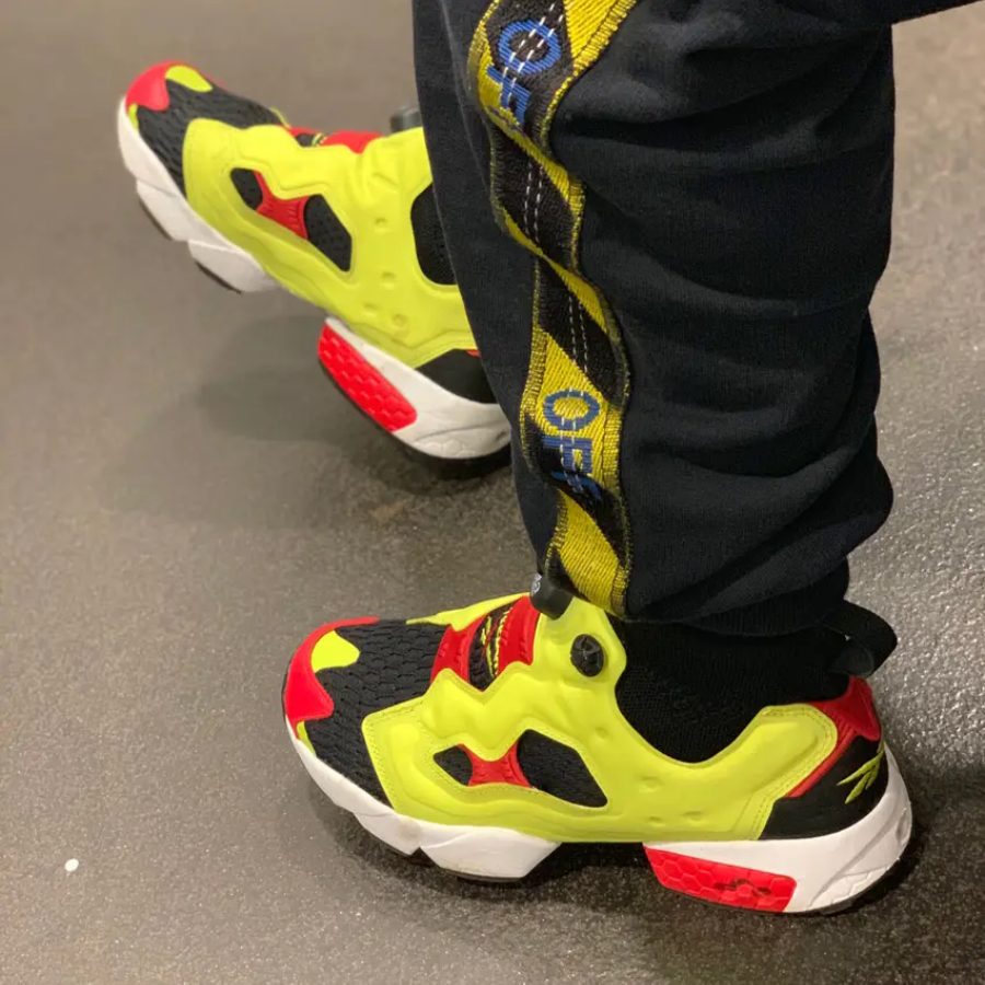 Giày Reebok InstaPump Fury Ultraknit OG 'Black Hypergreen' BS6367 - Ảnh 3