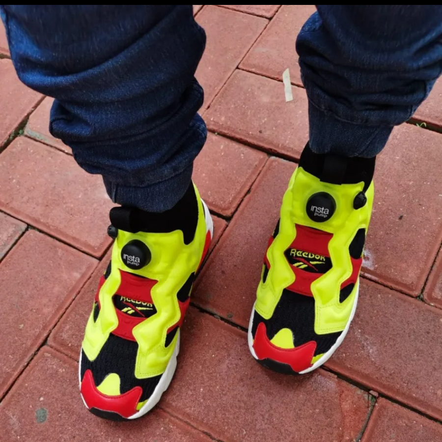 Giày Reebok InstaPump Fury Ultraknit OG 'Black Hypergreen' BS6367 - Ảnh 4