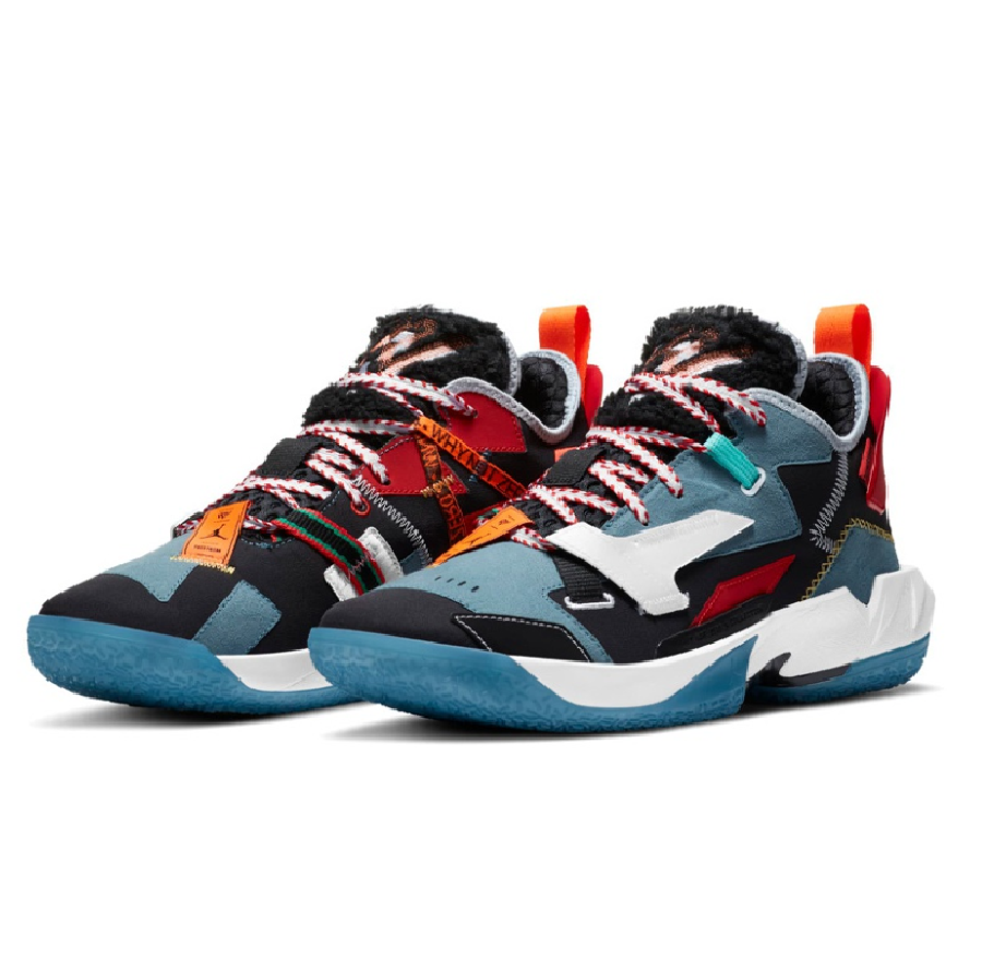 Giày Nike Air Jordan Why Not Zer0.4 PF 'Smokey Blue' DC3664-001 - Ảnh 5