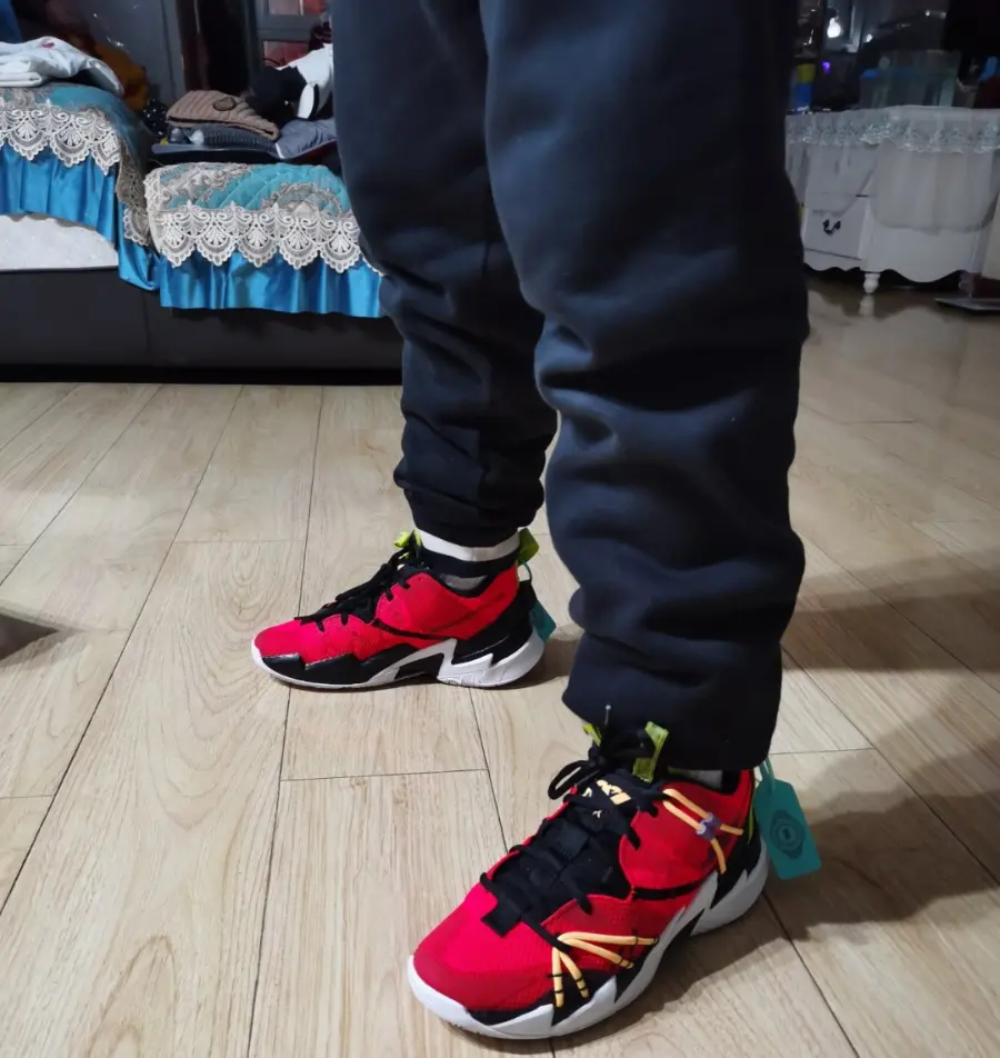 Giày Nike Jordan Why Not Zer0.3 SE GS 'Bright Crimson' CN8107-600 - Ảnh 6