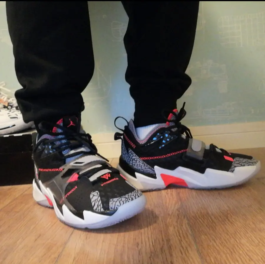 Giày Nike Jordan Why Not Zer0.3 GS ‘Black Cement’ CD5804-006 - Ảnh 5