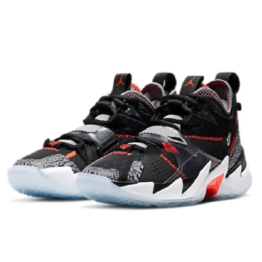 Alternative view of Giày Nike Jordan Why Not Zer0.3 GS ‘Black Cement’ CD5804-006