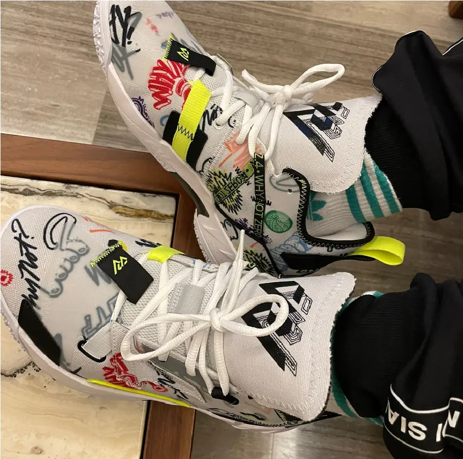 Alternative view of Giày Nike Air Jordan Why Not Zer0.4 PF 'Graffiti' DD4886-007