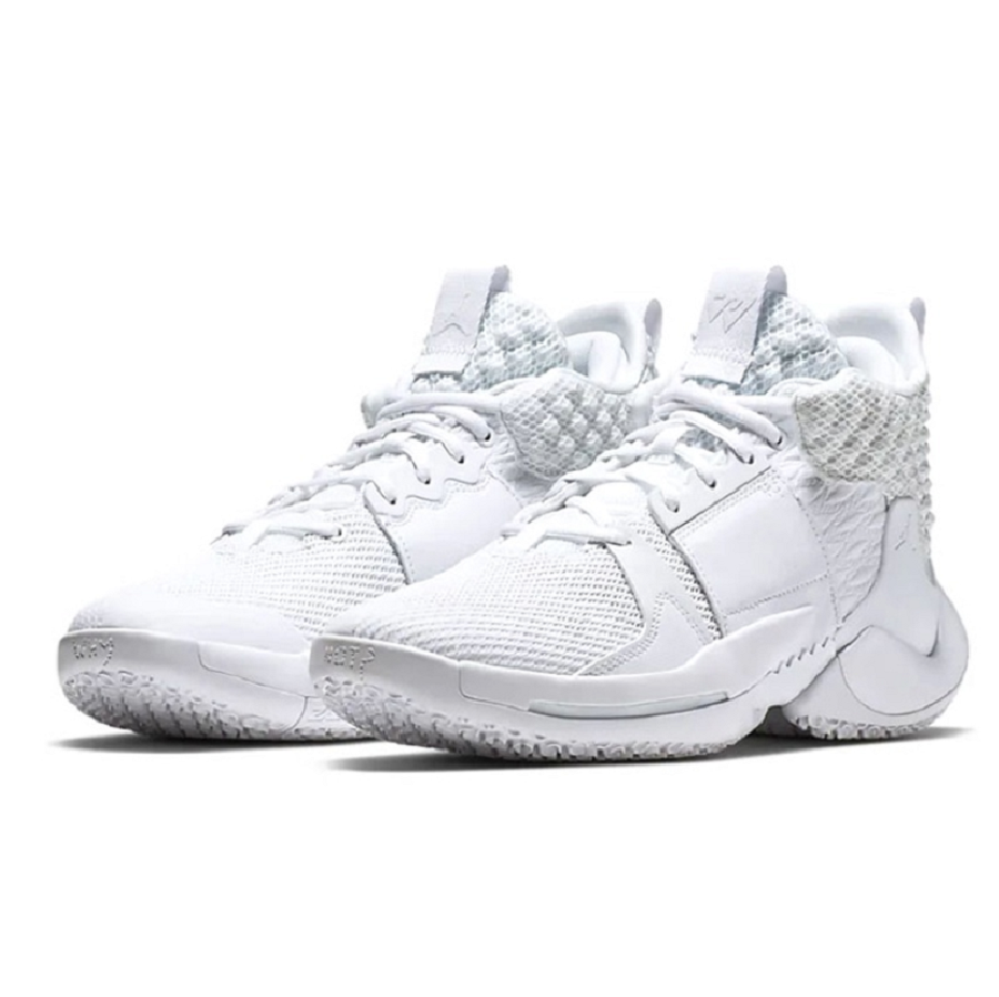 Giày Nike Jordan Why Not Zer0.2 'Triple White' AO6219-101 - Ảnh 2