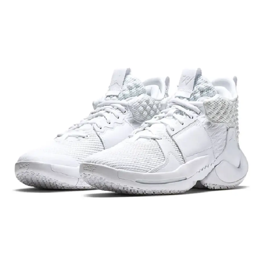 Alternative view of Giày Nike Jordan Why Not Zer0.2 'Triple White' AO6219-101