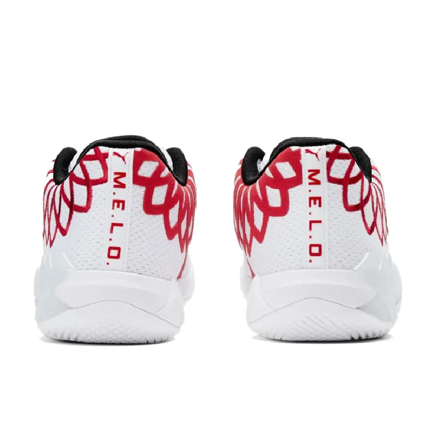 Giày Puma MB.01 Lo 'Team Colors - White High Risk Red'376941-10 - Ảnh 4