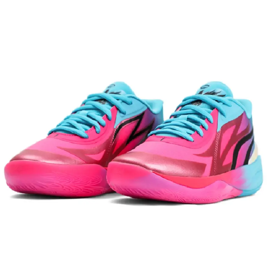 Giày Puma MB.02 'Pink Blue' 378783-01 - Ảnh 4