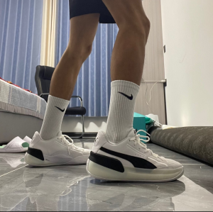 Alternative view of Giày Puma Clyde Hardwood Team 'White Black' 194454-01