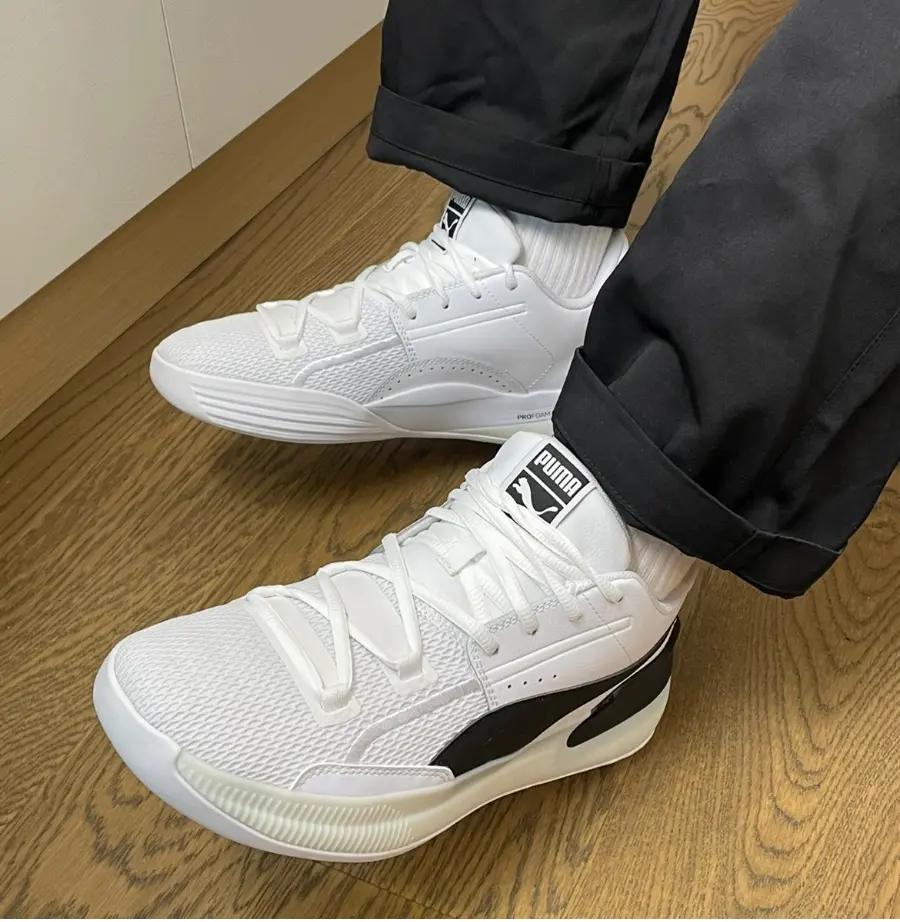 Giày Puma Clyde Hardwood Team 'White Black' 194454-01 - Ảnh 3