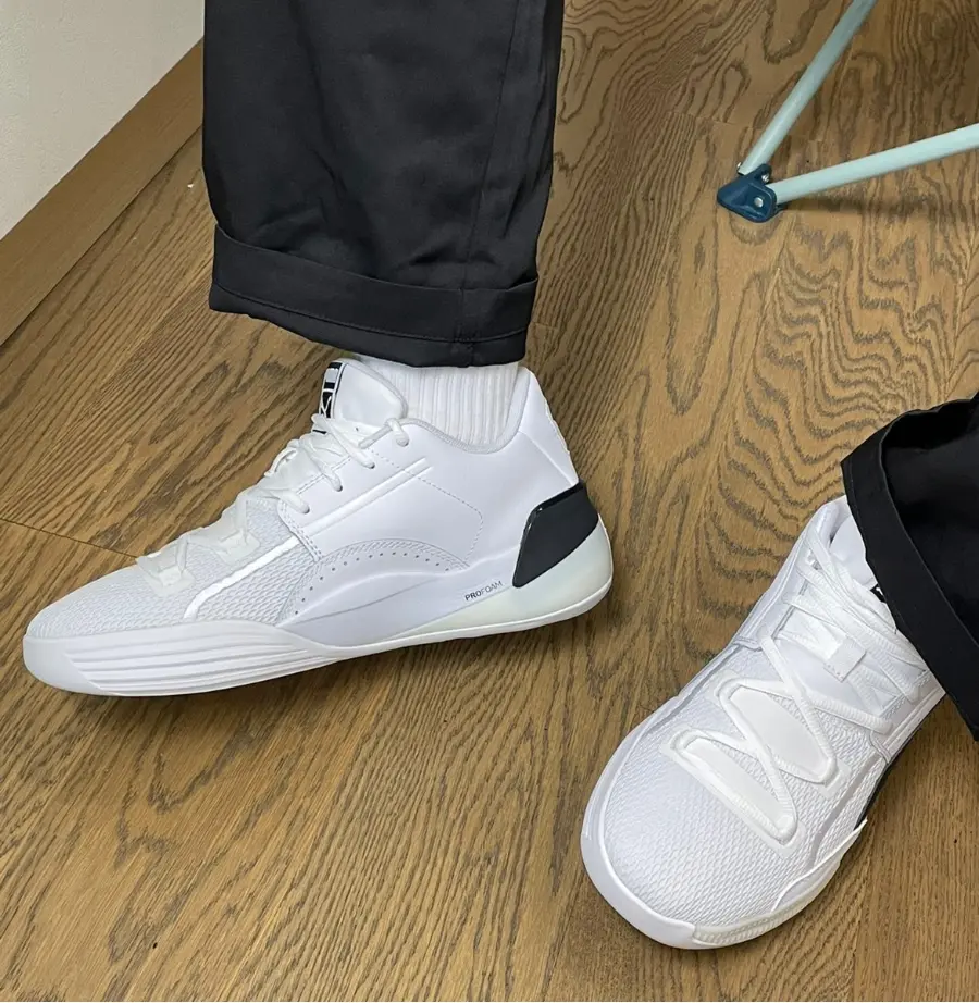 Giày Puma Clyde Hardwood Team 'White Black' 194454-01 - Ảnh 6