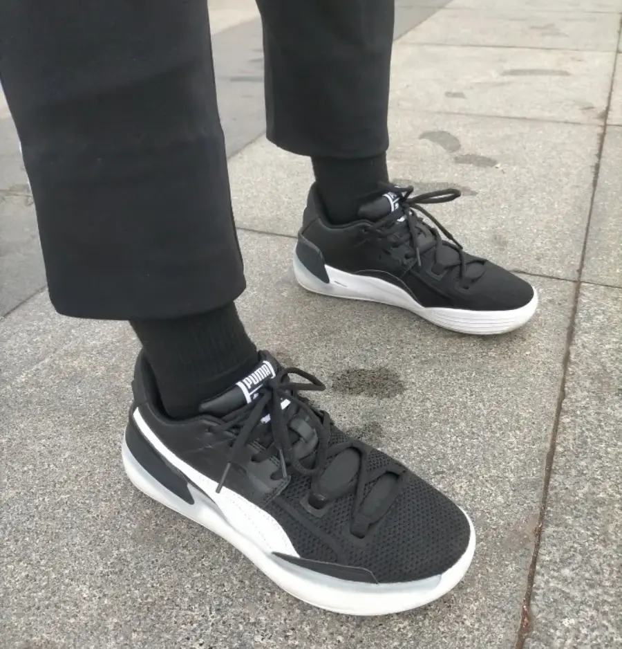 Giày Puma Clyde Hardwood Team 'Black White' 194454-02 - Ảnh 6
