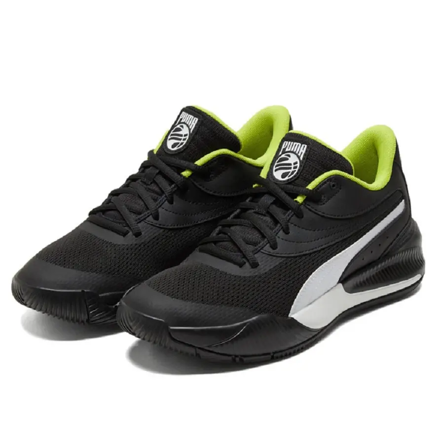 Alternative view of Giày Puma Triple Basketball 'Black White' 195217-08