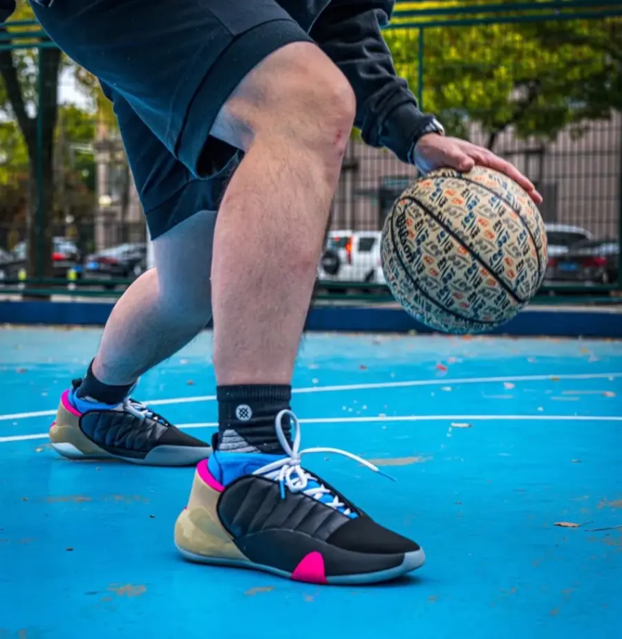 Giày Adidas Harden Vol. 7 'Black Blue Pink' IG5334 - Ảnh 6