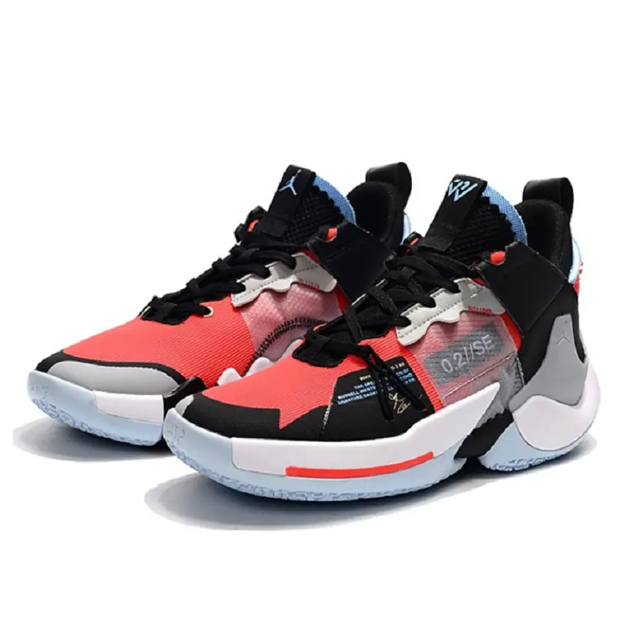 Alternative view of Giày Nike Jordan Why Not Zer0.2 SE GS 'Red Orbit Black' CK0494-600