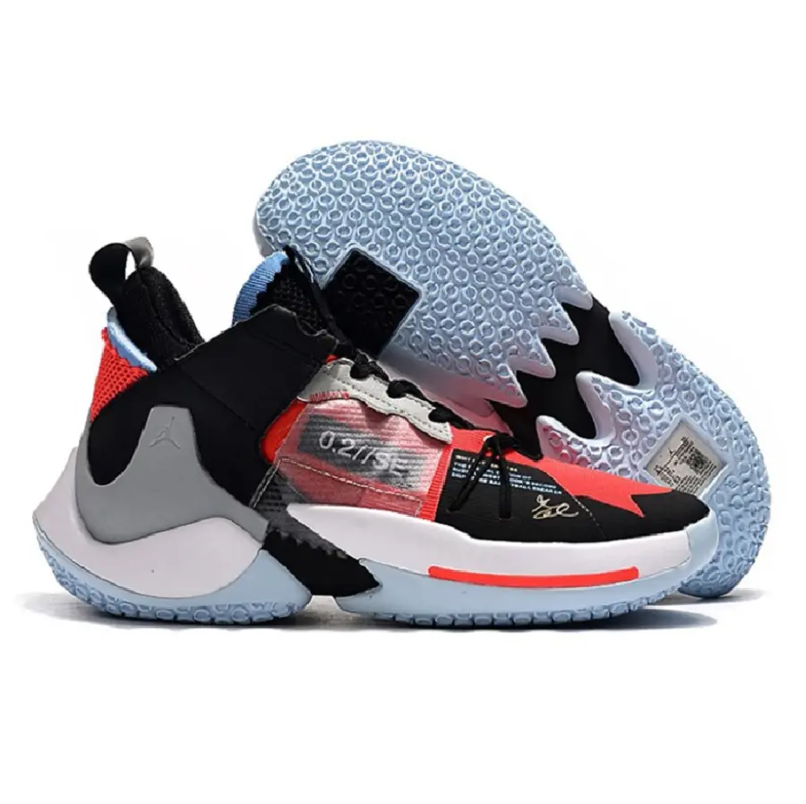 Giày Nike Jordan Why Not Zer0.2 SE GS 'Red Orbit Black' CK0494-600 - Ảnh 5