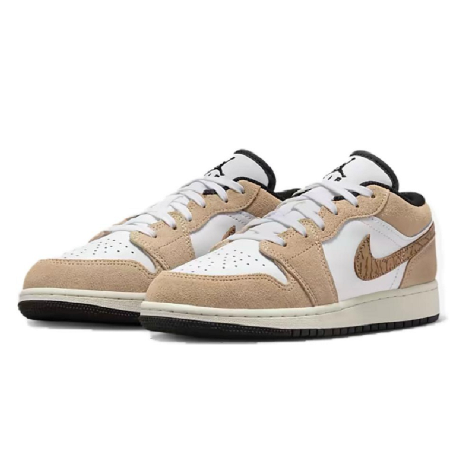 Giày Nike Air Jordan 1 Low SE 'Brown Elephant' DZ5368-201 - Ảnh 5