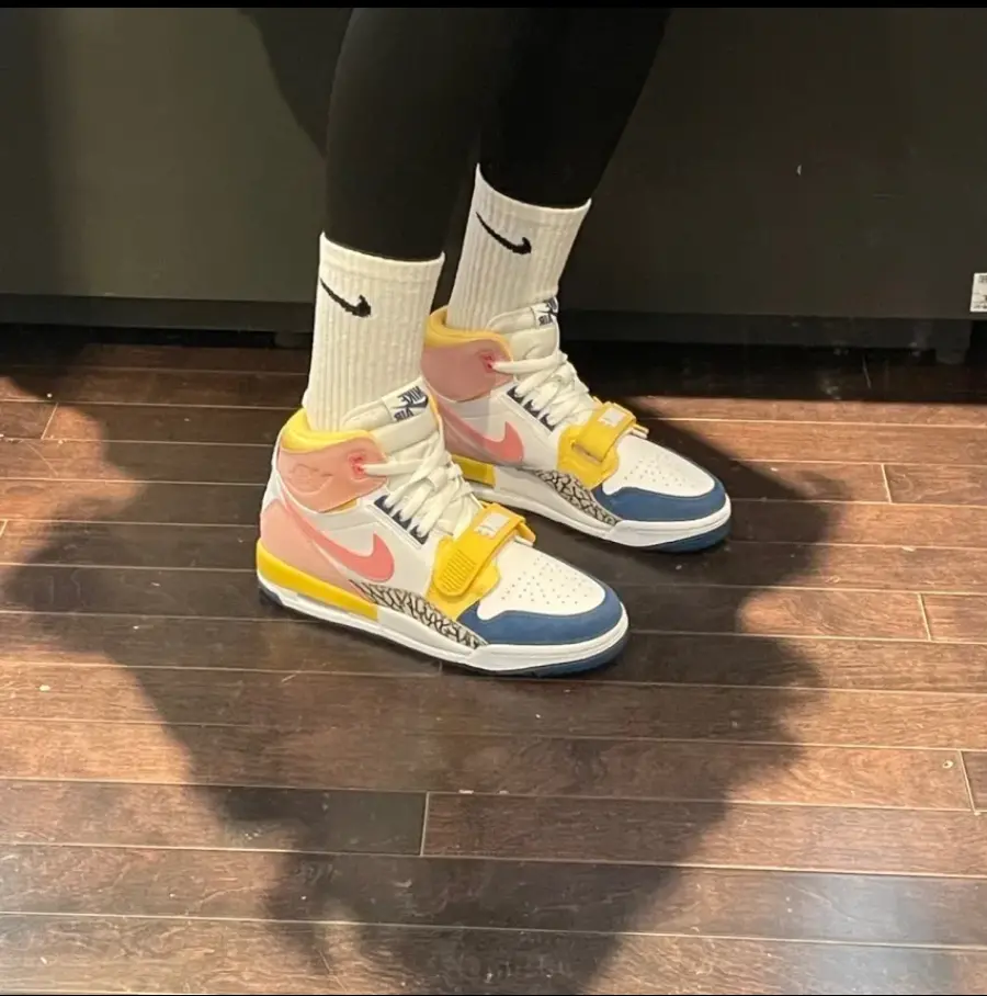 Giày Nike Air Jordan Legacy 312 GS 'White Blue' FD9909-161 - Ảnh 5