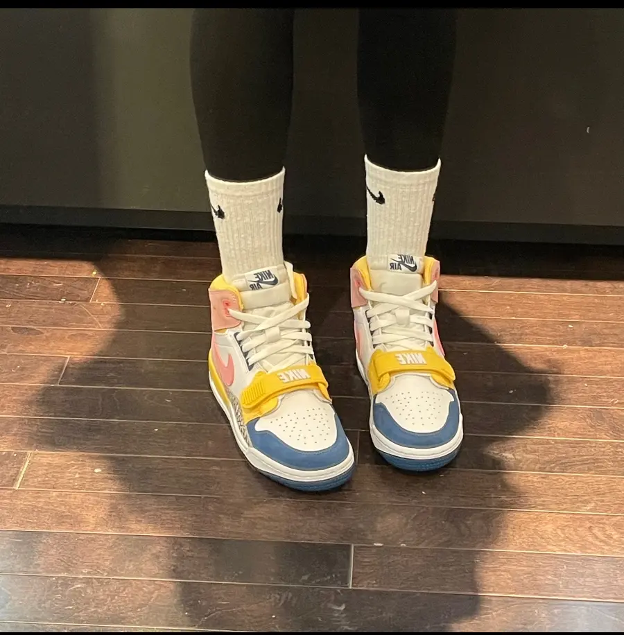 Giày Nike Air Jordan Legacy 312 GS 'White Blue' FD9909-161 - Ảnh 4