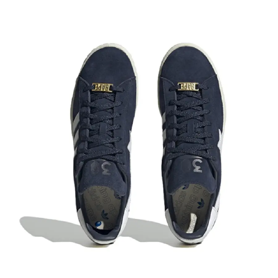 Giày Adidas BAPE x Campus 80s '30th Anniversary - Navy' ID4770 - Ảnh 4