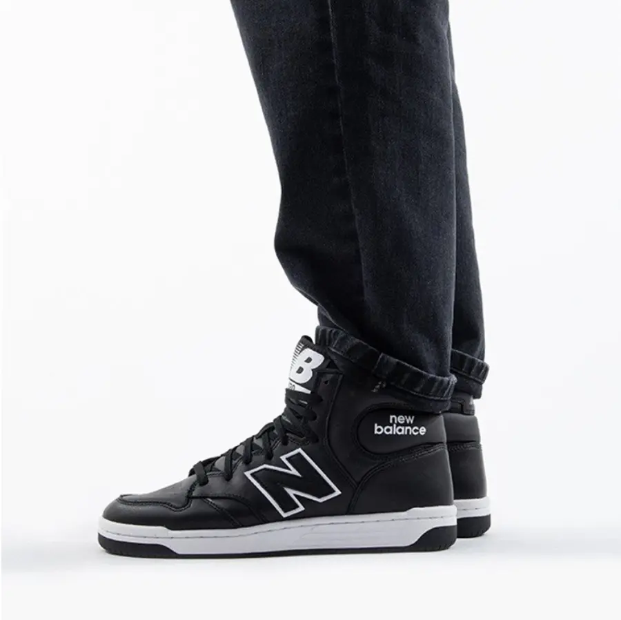Giày New Balance 480 High 'Black' BB480HD - Ảnh 4