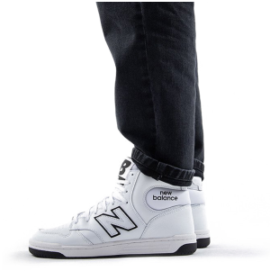 Alternative view of Giày New Balance 480 High 'White Black' BB480HE