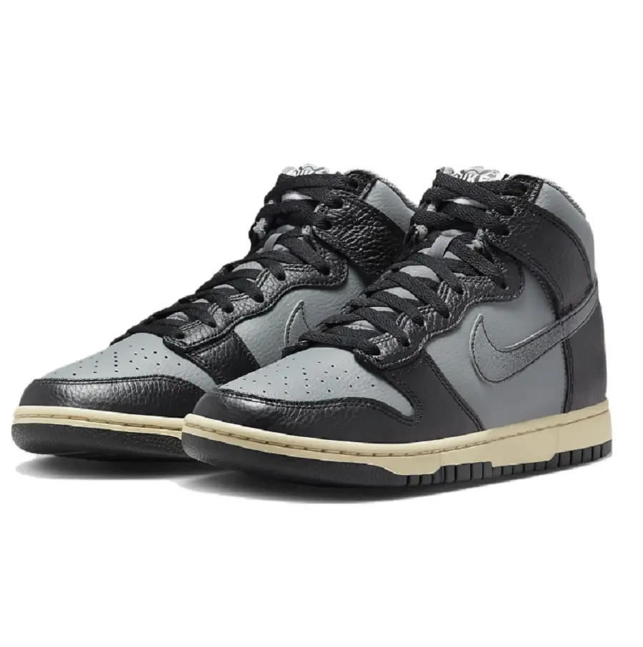 Alternative view of Giày Nike Dunk High Retro Premium 'Grey' DV7216-001
