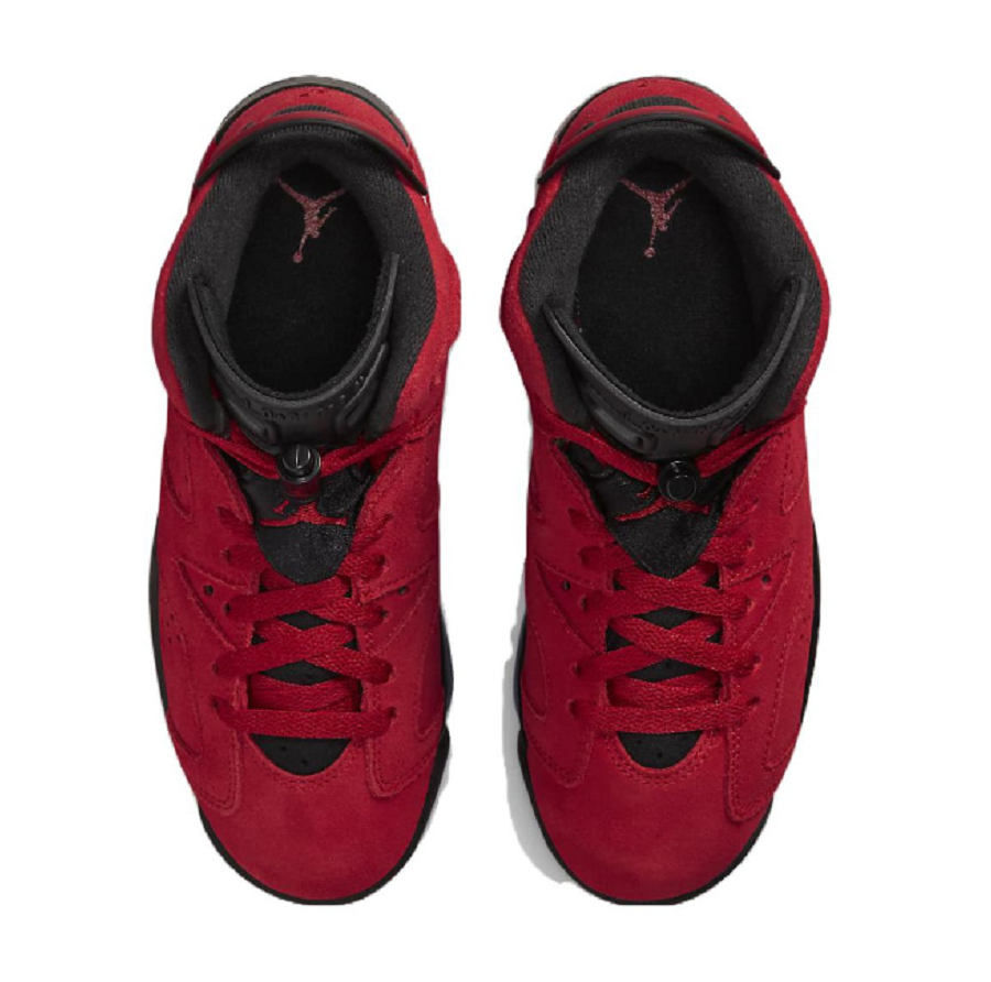 Giày Nike Air Jordan 6 Retro Toro Bravo (GS) Kids 'Red' 384665-600 - Ảnh 3