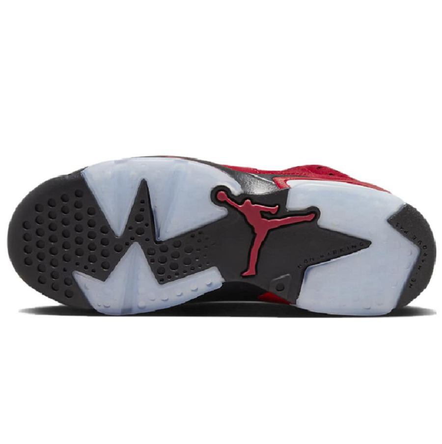 Giày Nike Air Jordan 6 Retro Toro Bravo (GS) Kids 'Red' 384665-600 - Ảnh 5
