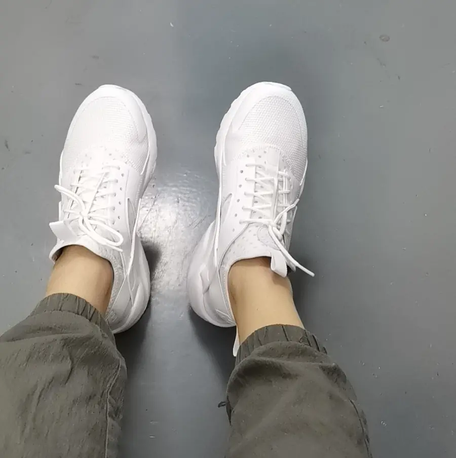 Giày Nike Air Huarache Run Ultra ‘Triple White’ 819685-101 - Ảnh 4