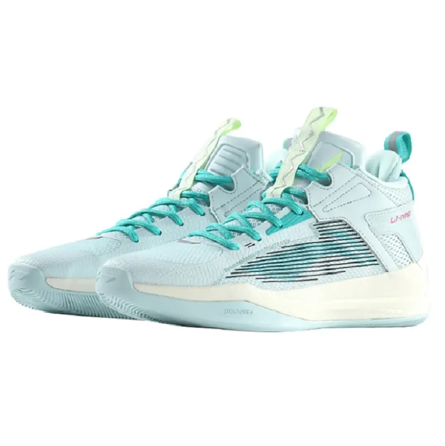 Alternative view of Giày Li-Ning Strike Absorption 'Grey Green' ABAR115-3